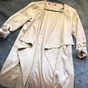 Miss London Lightweight Waterfall jacket